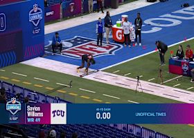 Savion Williams runs official 4.48-second 40-yard dash at 2025 combine