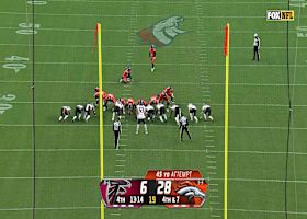 Wil Lutz's 45-yard FG extends Broncos' lead to 31-6 vs. Falcons