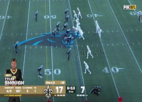 Can't-Miss Play: One-handed catch alert! Olave pirouettes for dazzling snag vs. Panthers