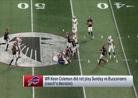 Keon Coleman DNP in Week 11 due to a missed meeting | 'NFL Fantasy Live'