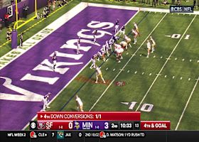 Vikings' D holds Niners scoreless at the goal line