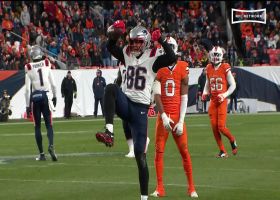 Zappe slings 20-yard pass to Pharaoh Brown up the seam