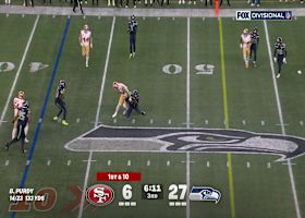 Ernest Jones picks Luke Farrell's pocket for INT