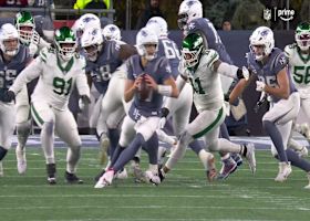 Jermaine Johnson's third sack of 2025 comes in fourth quarter vs. Maye in Week 11