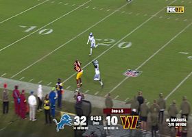 Mariota dials launch codes down the sideline to Treylon Burks for 38-yard gain