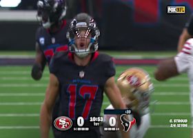 Braxton Berrios battles forward for 14 yards to convert first down