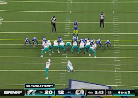 Jason Sanders' 50-yard FG restores Dolphins' 11-point lead over Rams