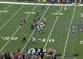 Carr's 20-yard fastball to Cedrick Wilson Jr. gets Saints into Rams' territory