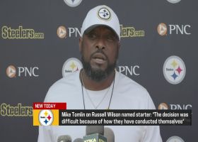 Tomlin on naming Wilson starter: 'The decision was difficult because of how they conducted themselves'