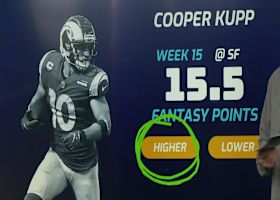 Projections for Cooper Kupp's point total in Week 15 | 'NFL Fantasy Live'