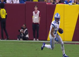 Goff's play action pass hits Amon-Ra St. Brown for 16-yard catch and run