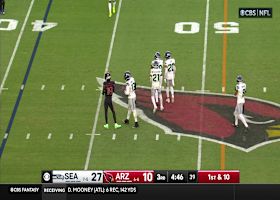 Seahawks LB Tyrice Knight's tight coverage leads to near-interception | Week 14