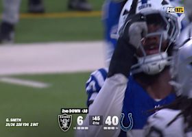 Samson Ebukam drops Geno Smith for Colts' fourth sack of game vs. Raiders