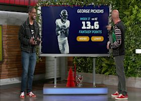 Projections for George Pickens' point total in Week 17 | 'NFL Fantasy Live'