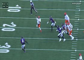 Burrow navigates the pocket and connects with Ja'Marr Chase for a 34-yard catch and run