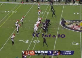 Bengals' airtight coverage allows Mike Hilton to sack Lamar Jackson