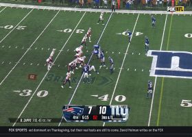 Jihad Ward's shoestring sack on Bailey Zappe comes in crucial moment in fourth quarter