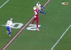 McBride's immaculate back-shoulder reception yields 18 yards