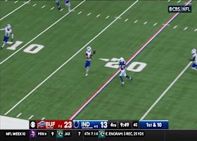 Taylor Rapp corrals Flacco's overthrown pass for Bills' third INT of day