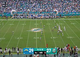 Derwin James Jr.'s first INT of 2025 slams the door shut on Dolphins' comeback hopes