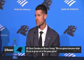 Canales: Panthers 'are going to become what Bryce (Young) is great at in the pass game'