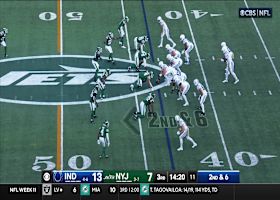 Javon Kinlaw's strip-sack of Richardson gives Jets a fresh possession at Indy's 25-yard line