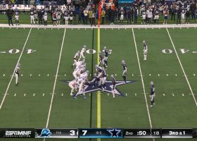 Demarcus Lawrence comes unblocked on TFL of Gibbs