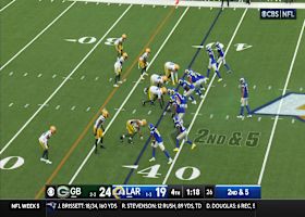 Karl Brooks picks up second sack of day vs. Stafford