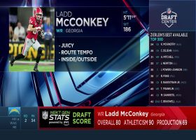 Brooks, Zierlein break down Ladd McConkey selected No. 34 overall by Chargers | 'NFL Draft Center'