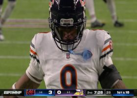 Addison's dropped pass ricochets into Brisker's hands for another Bears INT