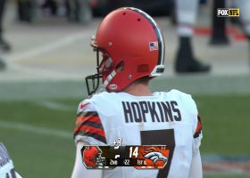 Hopkins' 24-yard FG trims Broncos' lead to 14-6 in second quarter
