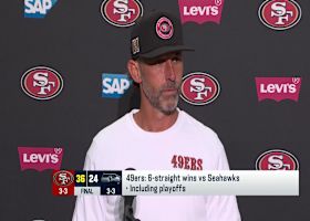 Kyle Shanahan speaks on Mason injury and Purdy performance following 'TNF' win