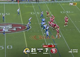 Christian McCaffery picks up YAC for a 19-yard first-down