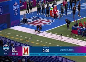 Tai Felton runs official 4.37-second 40-yard dash at 2025 combine