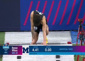 Roman Wilson runs official 4.39-second 40-yard dash at 2024 combine