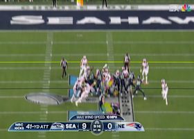 Jason Myers drills his fourth FG of Super Bowl LX to extend Seahawks' lead to 12-0