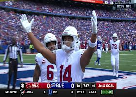 Murray's scrambling 5-yard TD pass to Wilson caps Cardinals' first drive of 2024 season