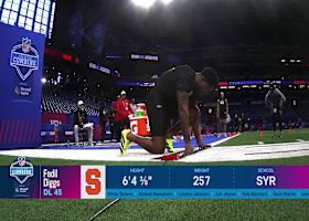 Fadil Diggs runs official 4.57-second 40-yard dash at 2025 combine