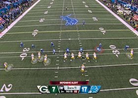 Packers OL provide perfect coverage on Love's 59-yard launch to Watson | Prime Vision