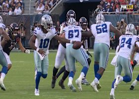 Joe Milton completes first pass as Cowboys for 24-yard gain to George Pickens