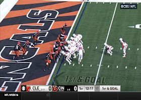 Vonn Bell forces Browns into goal-line turnover on opening drive of game