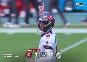 Baker Mayfield fakes out camera man with 33-yard pass to Jalen McMillan