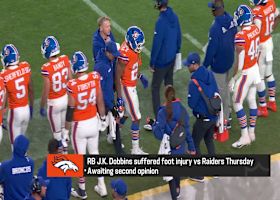 Pelissero: J.K. Dobbins suffered foot injury vs. Raiders on TNF | 'The Insiders'