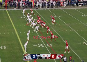 Travis Kelce's first reception yields 11 yards