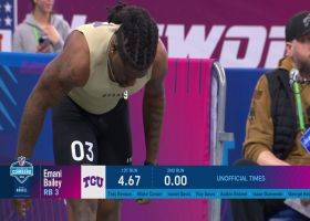 Emani Bailey runs official 4.61-second 40-yard dash at 2024 combine