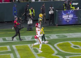 Love, Watson connect for 9-yard TD to retake 'SNF' lead in second quarter
