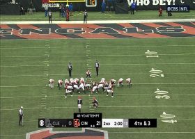Evan McPherson's 45-yard FG extends Bengals' lead to 24-0 vs. Browns
