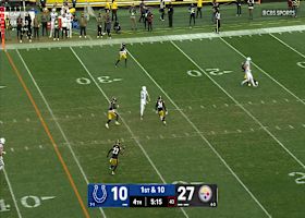 Jones delivers a strike to Pittman Jr. for 21 yards