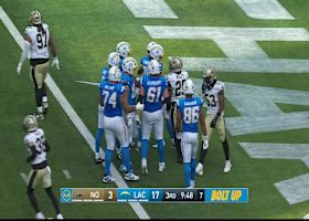 Trey Lance connects with Dalevon Campbell for two-point conversion