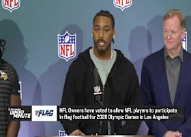 Vikings WR Justin Jefferson reacts to NFL owners' decision to allow NFL players in flag football at 2028 Olympic Games